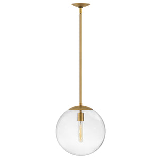 Warby Medium Orb Pendant in Heritage Brass