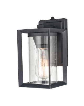 Wheatland 1-Light Outdoor Wall Sconce Powder Coated Black