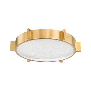 ANSONIA Flush Mount In Vintage Brass Finish