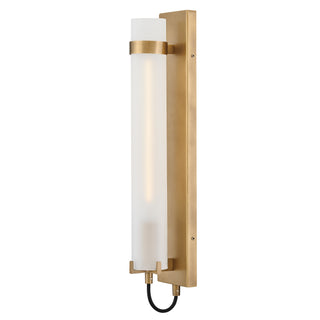 Ryden Large Tall Single Light Sconce in Heritage Brass