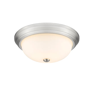 3-Light Flushmount Ceiling Light Brushed Nickel