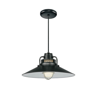 Millennium - RRRC18-SB - One Light Pendant - R Series - Satin Black