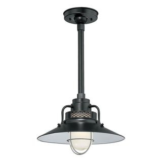 Millennium - RRRS14-SB - One Light Pendant - R Series - Satin Black