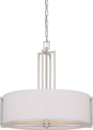 Nuvo Lighting - 60-4756 - Four Light Pendant - Gemini - Brushed Nickel