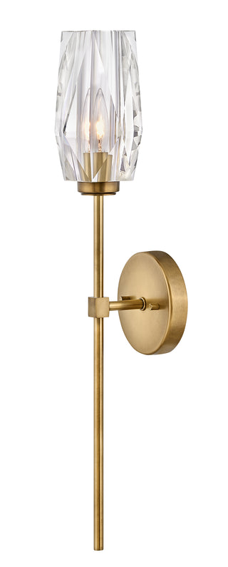 Ana Large Single Light Sconce in Heritage Brass