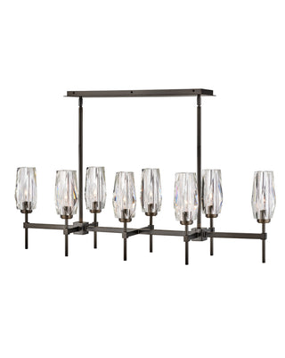 Ana Medium Eight Light Linear in Black Oxide