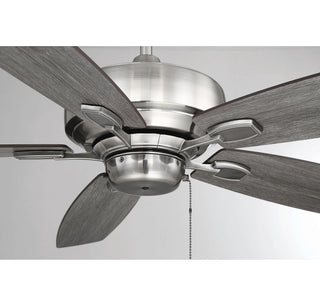 Wind Star 52" Ceiling Fan in Brushed Pewter