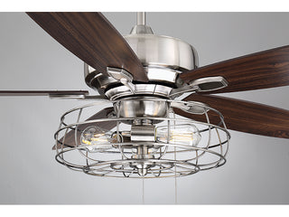 Wind Star 52" Ceiling Fan in Brushed Pewter