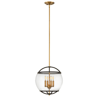 Calvin Medium Orb Pendant in Black
