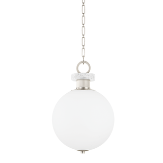 Haru Pendant In Burnished Nickel Finish