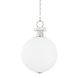 Haru Pendant In Burnished Nickel Finish