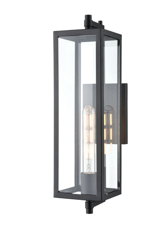 Messi 1-Light Outdoor Wall Sconce Textured Black