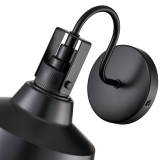 Axell 1-Light Outdoor Wall Sconce Powder Coated Black