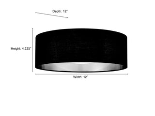 Rosata 1-Light Flushmount Ceiling Light Burnished Gold