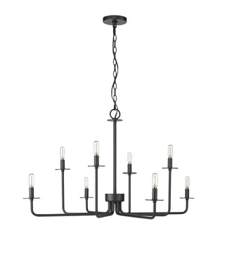 Marceline 8-Light Chandelier Ceiling Light Matte Black