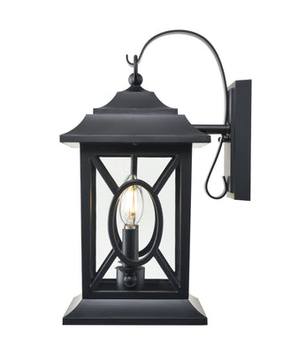 Allbert 2-Light Outdoor Wall Sconce Powder Coated Black