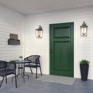 Fetterton 3-Light Outdoor Wall Sconce Powder Coated Bronze