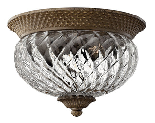 Plantation Small Flush Mount in Pearl Bronze