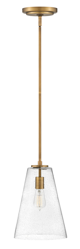 Vance Small Pendant in Heritage Brass