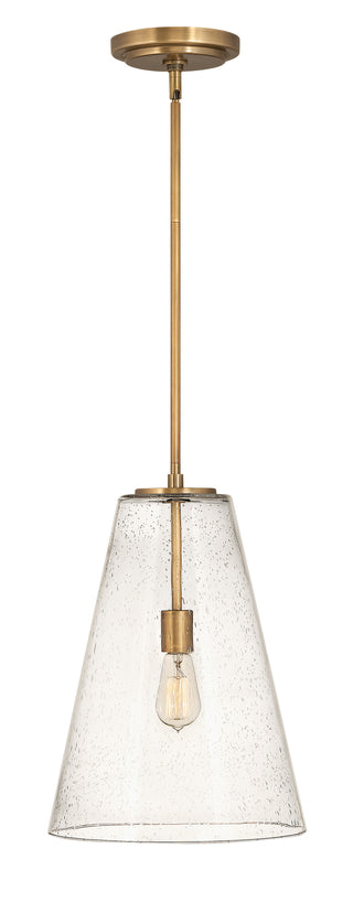 Vance Medium Pendant in Heritage Brass