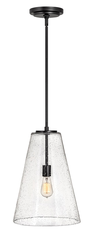 Vance Medium Pendant in Satin Black