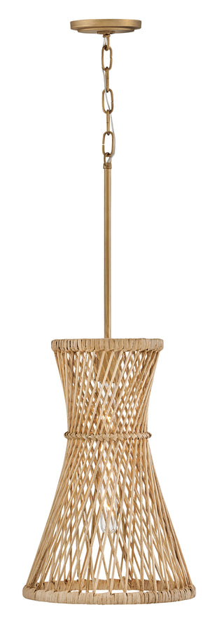 Twyla Medium Pendant in Burnished Gold
