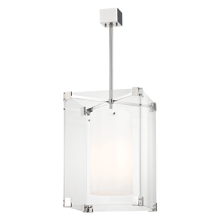 Achilles Pendant with Polished Nickel Finish