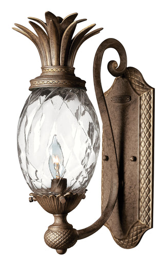 Plantation Medium Single Light Sconce in Pearl Bronze