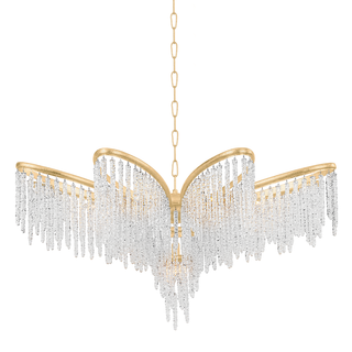 Pandora Chandelier In Gold Leaf Finish