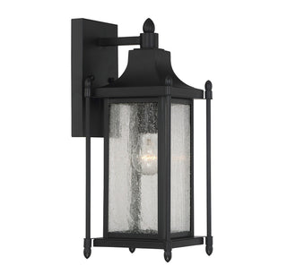 Dunnmore One Light Wall Mount in Black