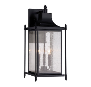 Dunnmore Three Light Wall Lantern in Black