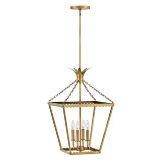 Palma Large Pendant in Heritage Brass