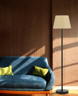 Andros One Light Floor Lamp in Dark Bronze