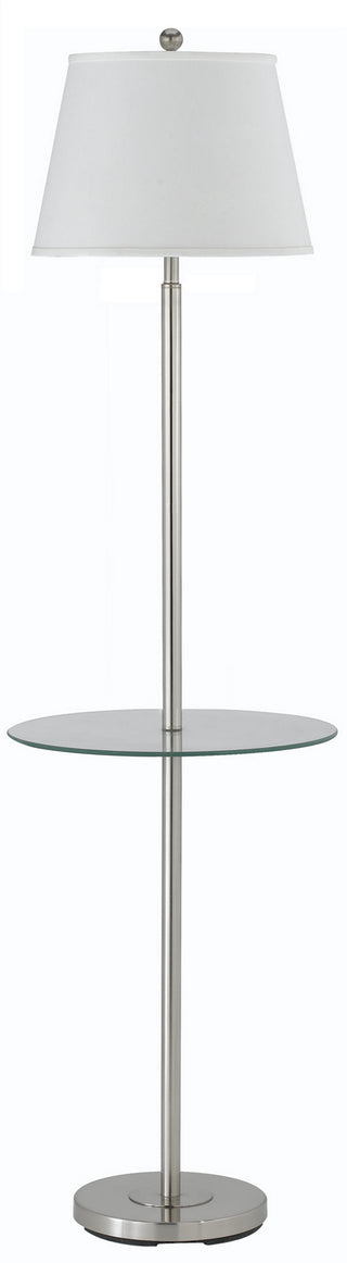 Cal Lighting - BO-2077GT-BS - One Light Floor Lamp - Andros - Brushed Steel