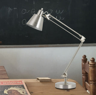 Udbina One Light Table Lamp in Brushed Steel