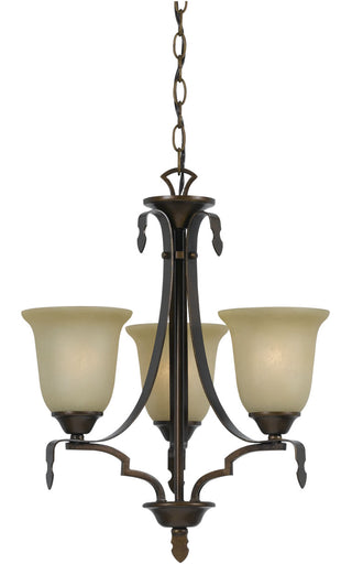 Cal Lighting - FX-3506/3 - Three Light Chandelier - Dabois - Gold Bronze