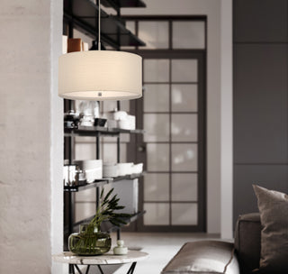 Nianda Two Light Pendant in Casual White