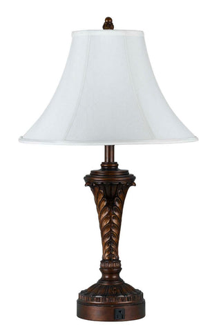 Cal Lighting - LA-60004TB-1 - One Light Table Lamp - HOTEL - Antique Walnut