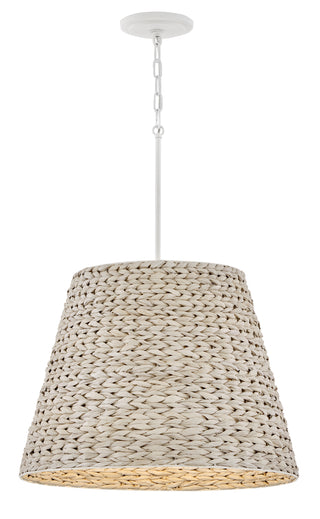 Seabrook Medium Chandelier in Textured Plaster