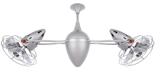 Ar Ruthiane Ceiling Fan in Brushed Nickel