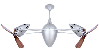 Ar Ruthiane 48" Ceiling Fan in Brushed Nickel