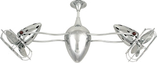 Ar Ruthiane Ceiling Fan in Polished Chrome