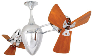 Matthews Fan Company - AR-CR-WD - 48" Ceiling Fan - Ar Ruthiane - Polished Chrome