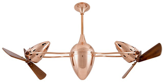 Ar Ruthiane 48" Ceiling Fan in Polished Copper
