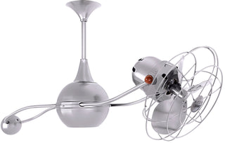 Matthews Fan Company - B2K-BN-MTL-DAMP - 40" Ceiling Fan - Brisa 2000 - Brushed Nickel