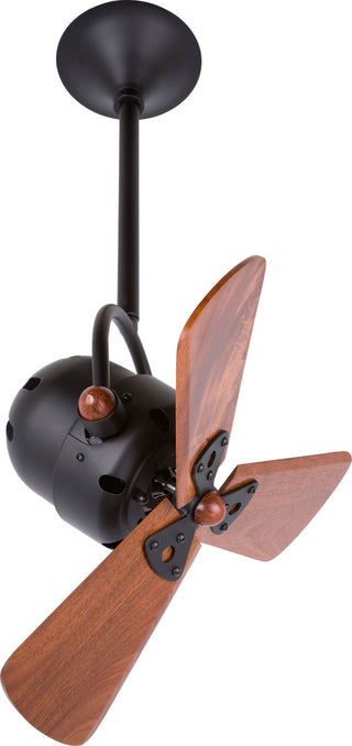 Matthews Fan Company - BD-BK-WD - 16" Ceiling Fan - Bianca Direcional - Matte Black