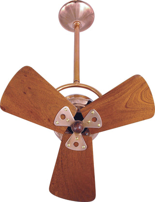 Bianca Direcional 16" Ceiling Fan in Polished Copper