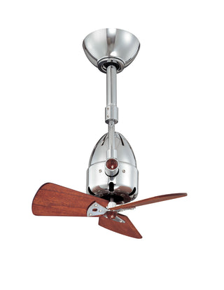 Matthews Fan Company - DI-CR-WD - 16" Ceiling Fan - Diane - Polished Chrome