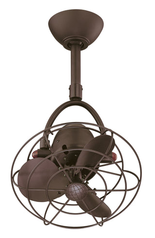 Matthews Fan Company - DI-TB-MTL - 13" Ceiling Fan - Diane - Textured Bronze