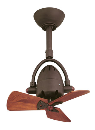Matthews Fan Company - DI-TB-WD - 16" Ceiling Fan - Diane - Textured Bronze